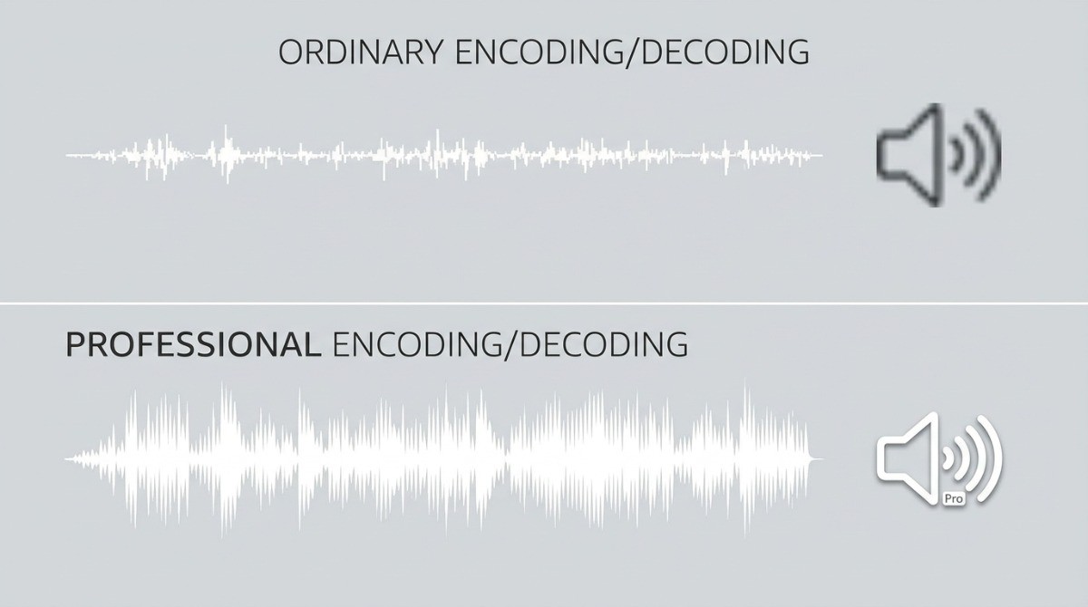Wireless audio guide professional audio codec natural voice restoration comparison Wireless audio guide professional audio codec natural voice restoration comparison
